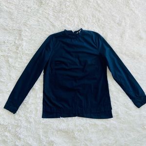 🤍H&M Long Sleeves Black Blouse